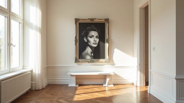 Élégance intemporelle : créer une décoration avec un tableau noir et blanc
