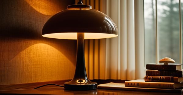 Lampe champignon vintage : style rétro et ambiance chaleureuse