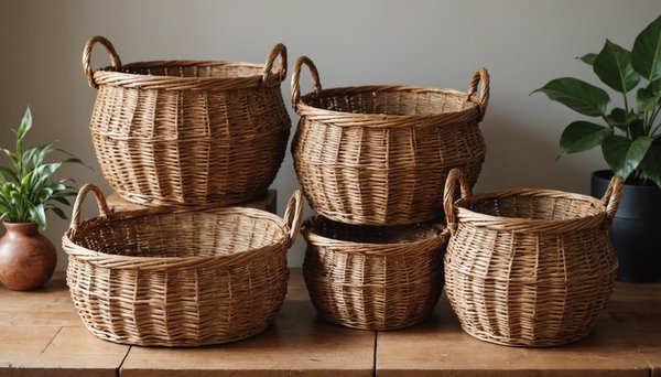 Découvrez des paniers en osier uniques pour sublimer votre intérieur